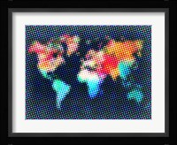 Dotted World Map 2 Fine Art Print