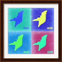 Miami Pop Art Map 2 Fine Art Print