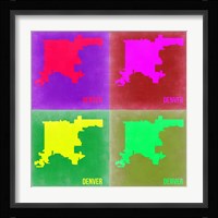 Denver DC Pop Art Map 2 Fine Art Print