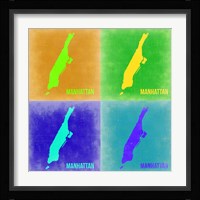 New York Pop Art Map 2 Fine Art Print