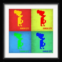 KansasCity Pop Art Map 1 Fine Art Print