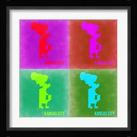 KansasCity Pop Art Map 2 Fine Art Print
