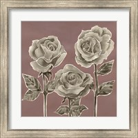 Marsala Roses I Fine Art Print