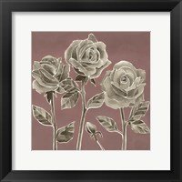 Marsala Roses II Framed Print