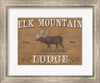 Lodge Sign III Fine Art Print