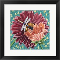 Dragonfly on Blooms II Fine Art Print