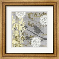 Serene Bird & Branch I Fine Art Print