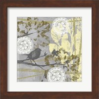 Serene Bird & Branch II Fine Art Print