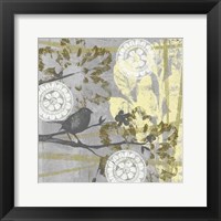Serene Bird & Branch II Fine Art Print