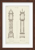 Chippendale Clock Cases I Fine Art Print