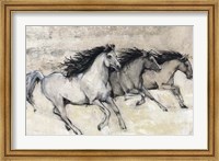 Horses in Motion II Fine Art Print