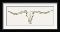 Western Skull Mount III Fine Art Print