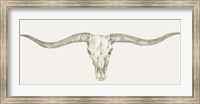 Western Skull Mount III Fine Art Print