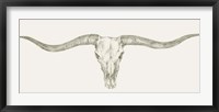 Western Skull Mount III Fine Art Print