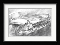 Sports Car Study I Framed Print