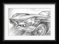 Sports Car Study II Framed Print