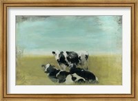 Country Drive Cows III Fine Art Print