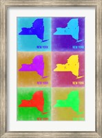 New York Pop Art Map 2 Fine Art Print