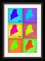 Main Pop Art Map 1 Fine Art Print