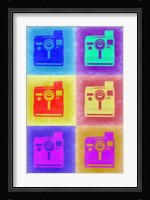 Vintage Polaroid Camera Pop Art 2 Fine Art Print