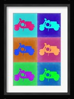 Vintage Scooter Pop Art 2 Fine Art Print