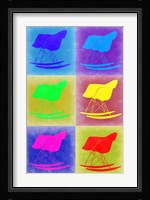 Eames Rocking Chair Pop Art 2 Fine Art Print