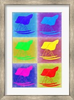 Eames Rocking Chair Pop Art 2 Fine Art Print