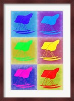 Eames Rocking Chair Pop Art 2 Fine Art Print