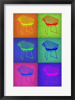 Brickel Chair Pop Art 1 Fine Art Print