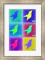 Miami Pop Art Map 3 Fine Art Print