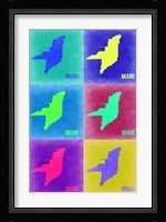 Miami Pop Art Map 3 Fine Art Print