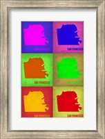 San Francisco Pop Art Map 3 Fine Art Print