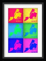 New York City Pop Art Map 3 Fine Art Print