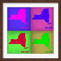 New York Pop Art Map 1 Fine Art Print