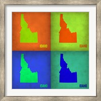 Idaho Pop Art Map 1 Fine Art Print