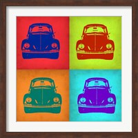 VW Beetle Front Pop Art 1 Fine Art Print