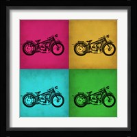 Vintage Bike Pop Art 1 Fine Art Print