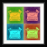 Vintage Typewriter Pop Art 1 Fine Art Print