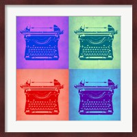 Vintage Typewriter Pop Art 2 Fine Art Print