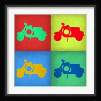 Vintage Scooter Pop Art 1 Fine Art Print