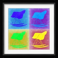 Eames Rocking Chair Pop Art 1 Fine Art Print