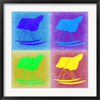 Eames Rocking Chair Pop Art 1 Fine Art Print
