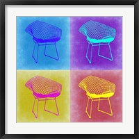 Brickel Chair Pop Art 2 Fine Art Print
