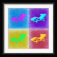 Lounge Chair Pop Art 2 Fine Art Print