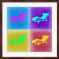 Lounge Chair Pop Art 2 Fine Art Print