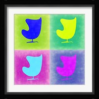 Egg Chair Pop Art 1 Fine Art Print