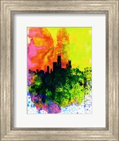 Chicago Watercolor Skyline Fine Art Print