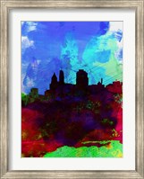 Cincinnati Watercolor Skyline Fine Art Print