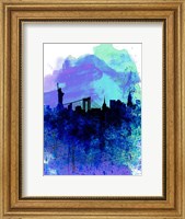 New York  Watercolor Skyline 2 Fine Art Print