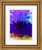 Phoenix Watercolor Skyline 1 Fine Art Print